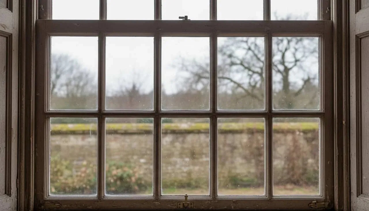 slimline double glazing original sashes fitted in period window